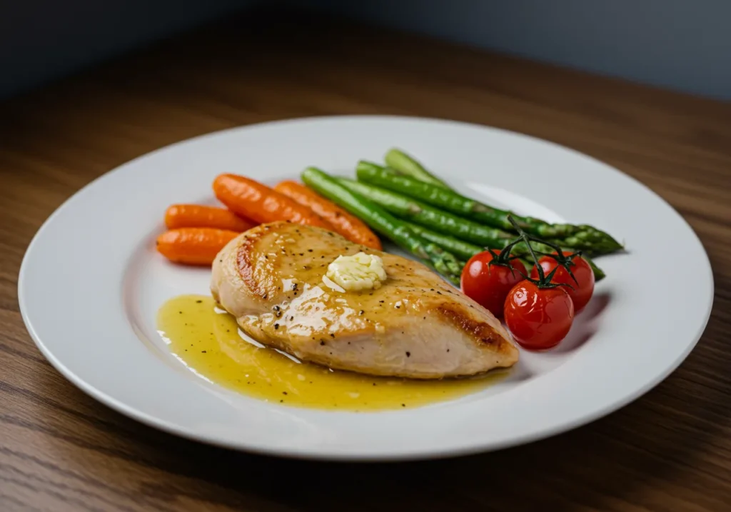 One-pan honey garlic chicken with vegetables